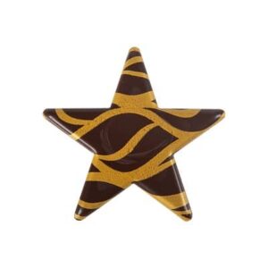 Ster met golven 5,5 cm, 3/set