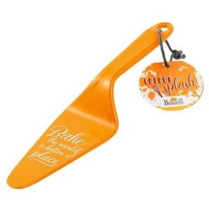 Taartschep oranje Bake the world a better place