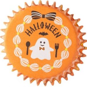 Cups voor Halloweencupcakes H 3,2 x 5cm (50 stuks)
