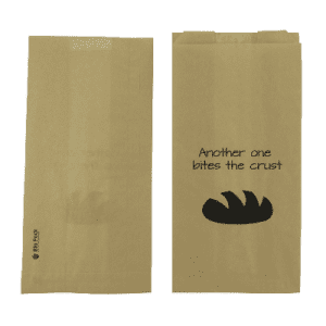 Broodzak Kraft 'Another one bites the crust' 170x120x350mm