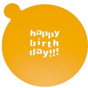 Sjabloon 'Happy Birthday'