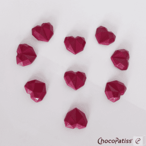 Holvorm Geo hart (extra small) Chocopatiss