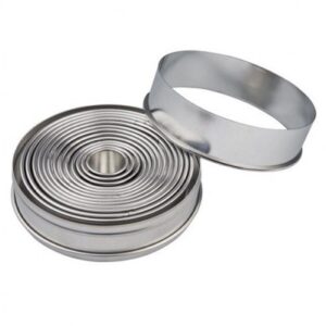 Stekerdoos rond, glad, 14delig