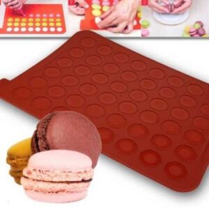 Siliconen bakmat macarons 40 x 30 cm / 48 stuks Silikomart