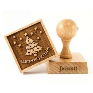Merry Christmas stempel Folkroll