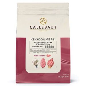 Ice Chocolate Ruby, voor de perfecte magnum, Callebaut 2,5 kg