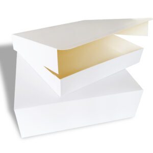Patisseriedoos wit 27x27x8cm, 5 stuks