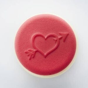 Heart with arrow 12 x Ø60mm Pastry in Motion Vormh