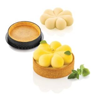 Kit Tarte Ring Blossom Ø70mm Silikomart