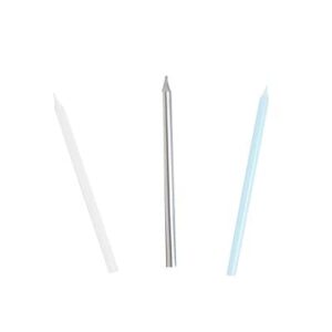 Lange blauwe kaarsjes 10cm (16 stuks)