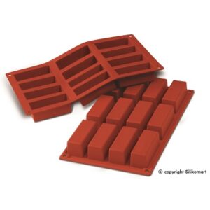 Cakevorm 79x29 mm / 12 stuks Silikomart