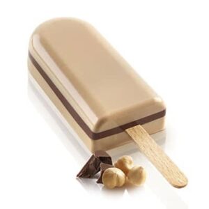 Mal voor magnums 'Cremino' (2x6) + 50 stokjes Silikomart