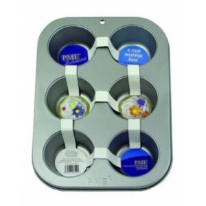 Muffin / cupcake bakvorm PME 6 stuks