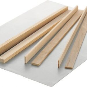 Meetlatjes voor deeg uitrollen set 6delig