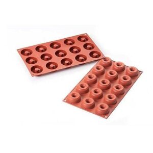 Small Donuts Ø 4,5 (15 stuks) Silikomart