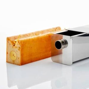 Fancy travelcakevorm, met inzetstuk 60x250mm h80mm Martellato