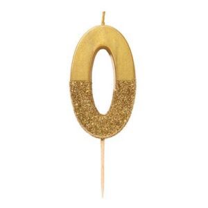Gouden glitterkaars #0 Talking Tables