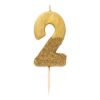 Gouden glitterkaars #2 Talking Tables