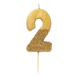 Gouden glitterkaars #2 Talking Tables