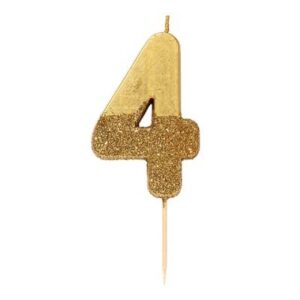 Gouden glitterkaars #4 Talking Tables
