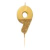 Gouden glitterkaars #9 Talking Tables