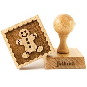 Gingerbreadman stempel Folkroll