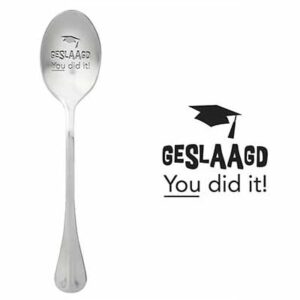 Geslaagd You dit it!