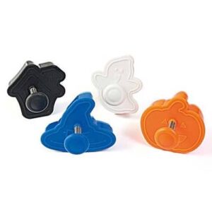 Koekjesuitstekers plungers voor Halloween (4 stuks)