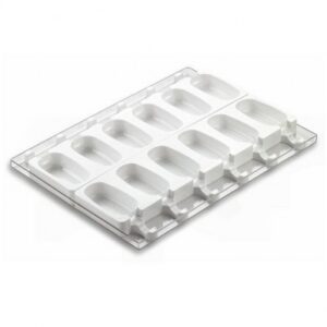Mal voor magnums 'Classic' (2x6) + 50 stokjes Silikomart