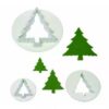 Uitstekerset Kerstboom 3/set