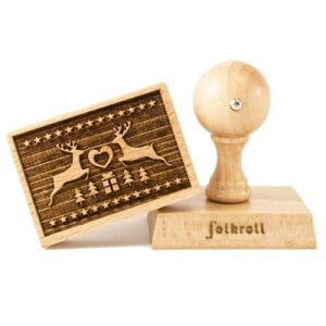 Magic Christmas stempel Folkroll