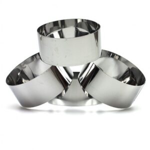Dessertring Ø 7,5 cm x  4,5 cm (set van 4 stuks)