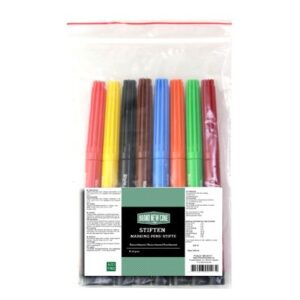 Kleurstiften eetbare inkt 8/set