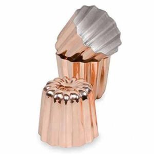 Canelé Bordelais koperen bakvorm (per stuk) 5,5cm