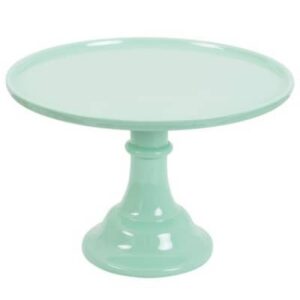 Mintgroene taartplateau Ø30cm