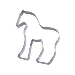 Uitsteekvorm paard voor klaaskoek 20 cm