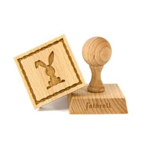 Paashaas stempel Folkroll