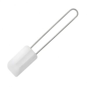 Pannenlikker rubber, metalen handvat 26 cm