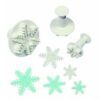 Plunger Sneeuwvlok / ijskristal 3/set