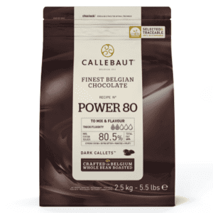 Power 80, donkere chocolade Callets Callebaut