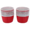 Cupcake Cups Rood Culpitt Ø60mm 24 stuks