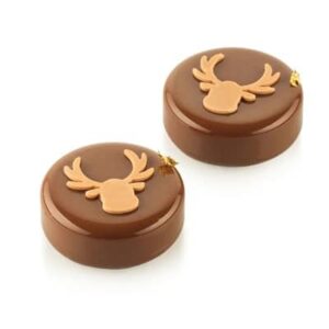 Chablon Rudolph 40x40mm (24 stuks) Silikomart