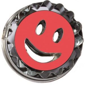 Uitsteker smiley voor gevulde koekjes 5 cm
