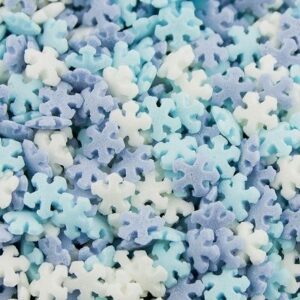 Suikerdecoratie sneeuwsterren 50g