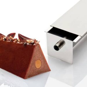 Triangle travelcakevorm, met inzetstuk 82x250mm h80mm Martellato