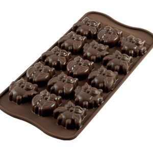 Bonbonvorm Choco Gufi (uiltjes) Silikomart