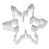 Uitsteker sneeuwvlok 6 cm