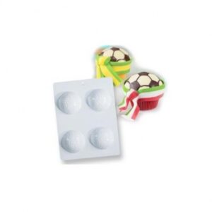 Martellato Chocolade Holvorm Voetbal (4x) 65 x 23 mm