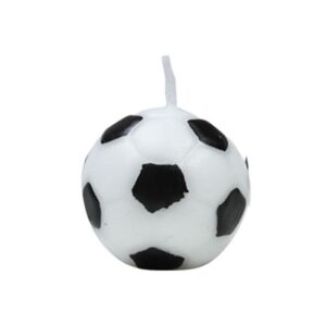 Kaars voetbal 3 cm (6 stuks) Lily Deco