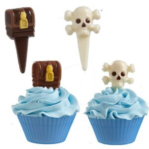 Plastic mal voor chocolade figuren Candy pick piraten Wilton